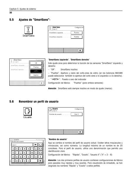 Instrucciones de manejo Balanzas AX/MX/UMX - METTLER TOLEDO