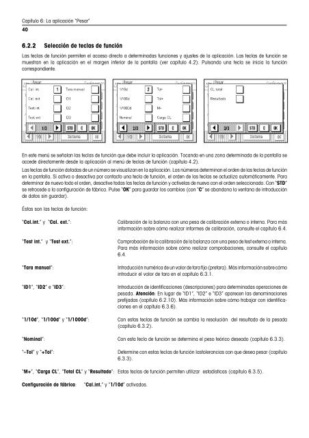 Instrucciones de manejo Balanzas AX/MX/UMX - METTLER TOLEDO