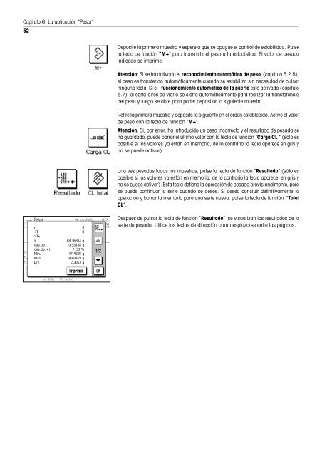 Instrucciones de manejo Balanzas AX/MX/UMX - METTLER TOLEDO