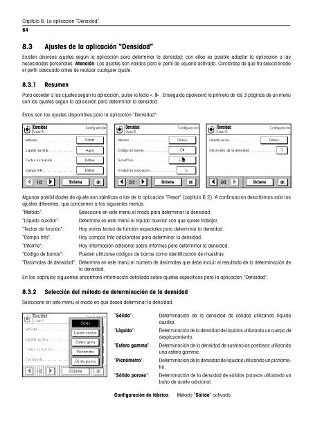 Instrucciones de manejo Balanzas AX/MX/UMX - METTLER TOLEDO