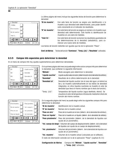 Instrucciones de manejo Balanzas AX/MX/UMX - METTLER TOLEDO