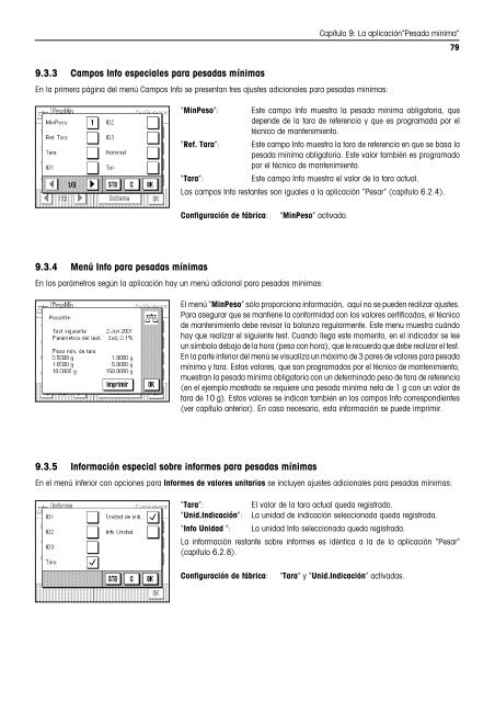 Instrucciones de manejo Balanzas AX/MX/UMX - METTLER TOLEDO