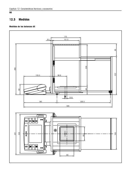 Instrucciones de manejo Balanzas AX/MX/UMX - METTLER TOLEDO