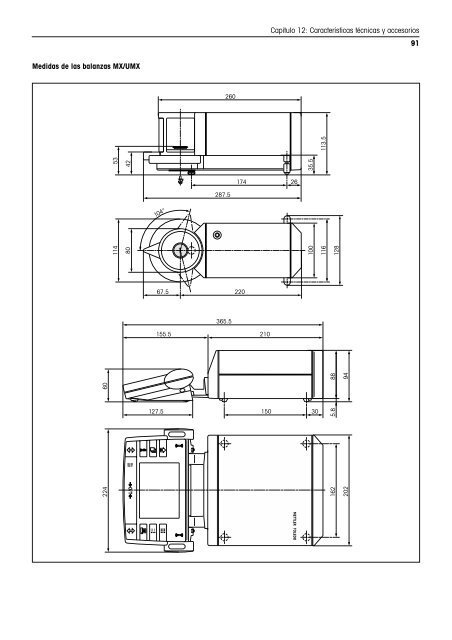 Instrucciones de manejo Balanzas AX/MX/UMX - METTLER TOLEDO