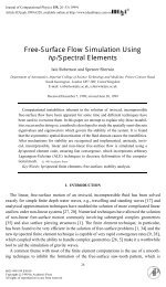 Free-Surface Flow Simulation Using hp/Spectral Elements - Imperial ...