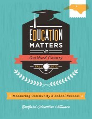MATTERS - Guilford Education Alliance