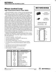 Phase-Locked Loop MC74HC4046A - Datasheets