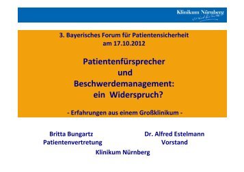 Dr. Alfred Estelmann - MDK Bayern