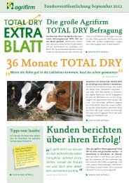 TOTAL DRY Extrablatt 09/12 - Agrifirm Deutschland