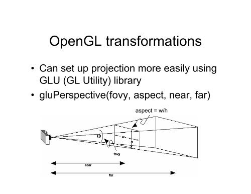 Rendering, OpenGL, and Lighting - Caltech