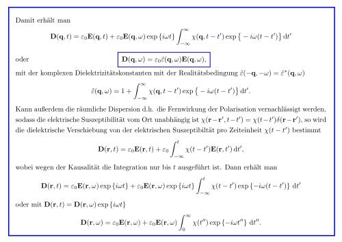 Theoretische Optik - Institut für Theoretische Physik