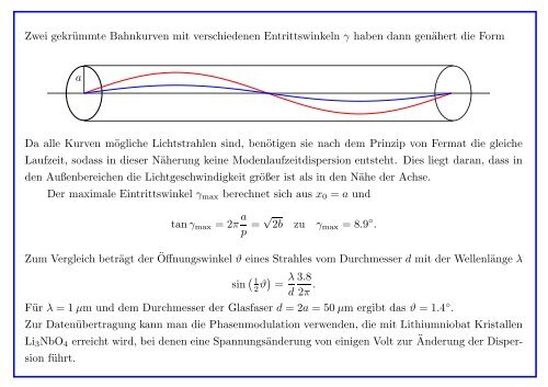 Theoretische Optik - Institut für Theoretische Physik