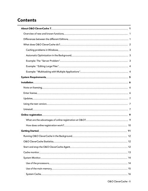 PDF Output - O&O Software