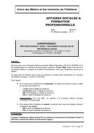 Rupture pendant l'essai-non respect des dÃ©lais de prÃ©venance