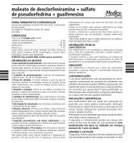 maleato de dexclorfeniramina + sulfato de pseudoefedrina ... - Medley