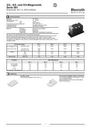 3/2-, 5/2- und 5/3-Wegeventil, Serie 581 - Bosch Rexroth