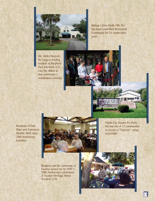 Current Annual Report - Retirement Housing Foundation