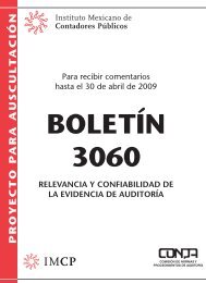BOLETÍN 3060 - Instituto Mexicano de Contadores Públicos