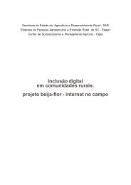 projeto beija-flor - Cepa - Governo do Estado de Santa Catarina