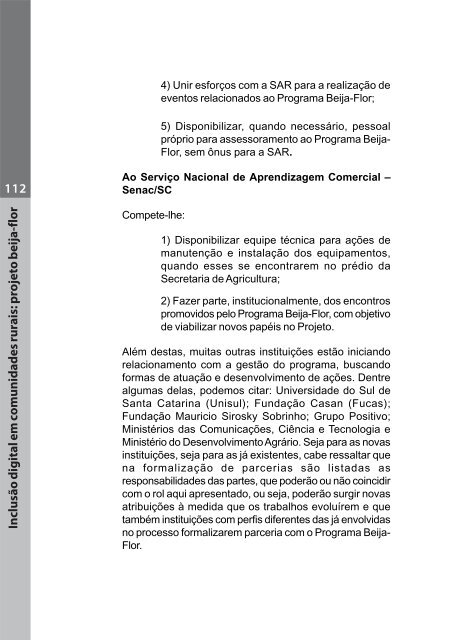 projeto beija-flor - Cepa - Governo do Estado de Santa Catarina