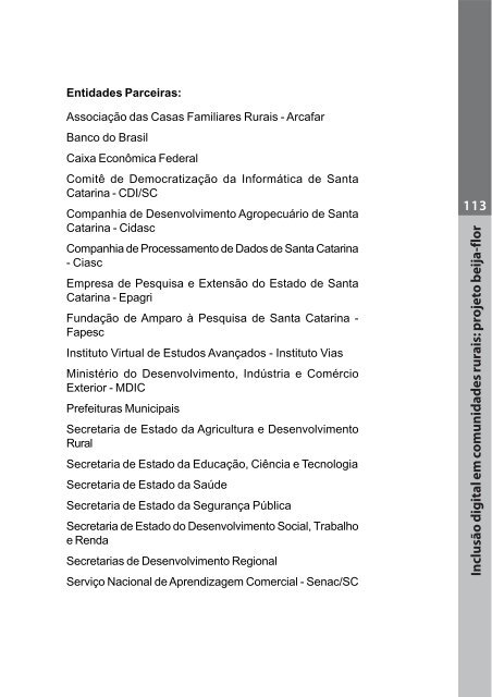 projeto beija-flor - Cepa - Governo do Estado de Santa Catarina