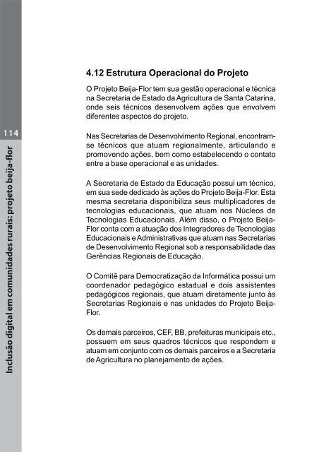 projeto beija-flor - Cepa - Governo do Estado de Santa Catarina