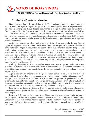 Manual do AcadÃªmico - unisalesiano