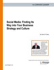 Social Media: Finding Its Way into Your Business ... - Linkage, Inc.