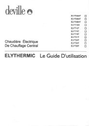 notice-chaudiere-electrique-DEVILLE-ELYTHERMIC - SBPP