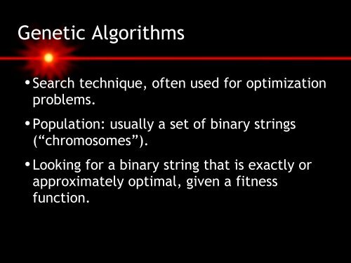 Evolutionary Algorithms in a Nutshell
