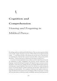 Cognition and Comprehension Viewing and ... - David Bordwell