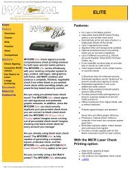 Wycom Elite Check Signer for Laser Check Signing and MICR Laser ...