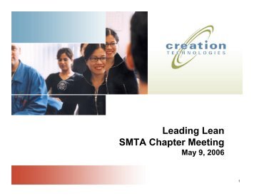 Leading Lean SMTA Chapter Meeting