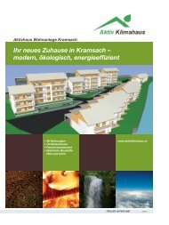 Ihr neues Zuhause in Kramsach – modern ... - Aktiv Klimahaus