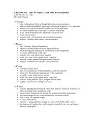 IDIS 304 writing assignment grading criteria