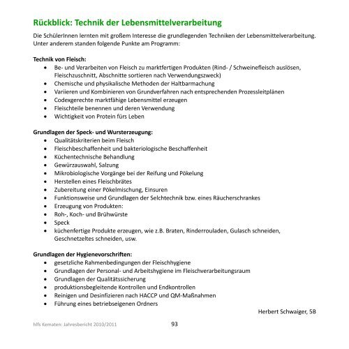 2010/2011 - HÃ¶here Bundeslehranstalt fÃ¼r Land- und ...