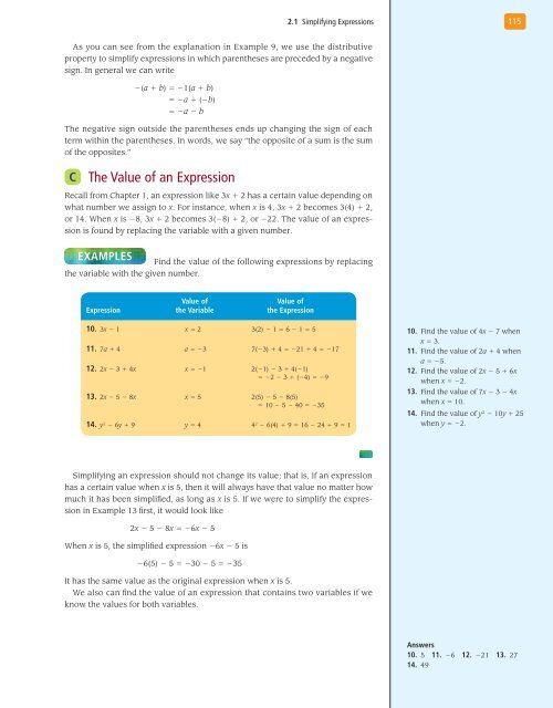 Linear Equations and Inequalities - XYZ Custom Plus