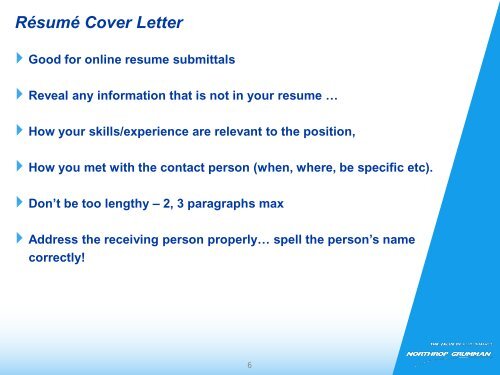 How to Land and Prepare for The Interview - Northrop Grumman ...