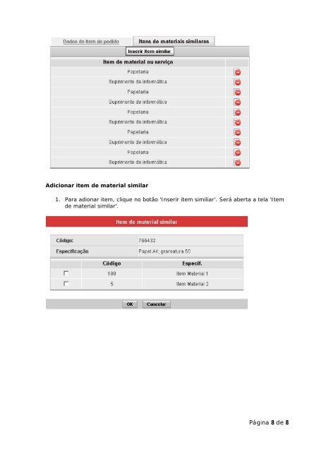 Manual do Ãsuario novo portal de compras do Estado de MG