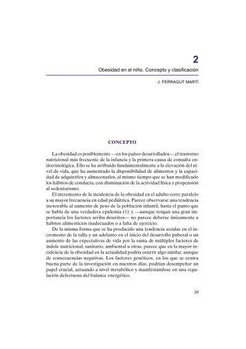 Obesidad en el niÃ±o. Concepto y clasificaciÃ³n - Sociedad EspaÃ±ola ...