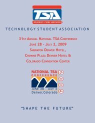 2009 Conference Information Booklet - Technology Student ...