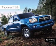 Tacoma 09 - Toyota Canada