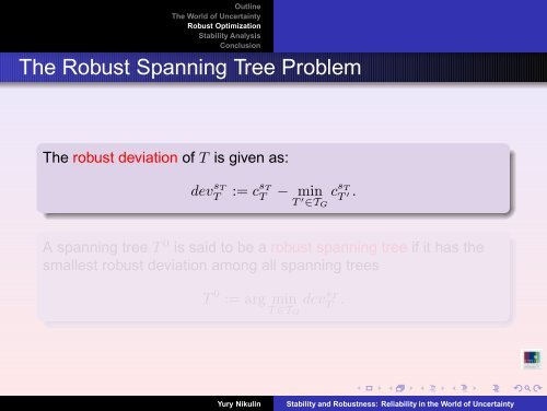 Stability and Robustness: Reliability in the World of Uncertainty