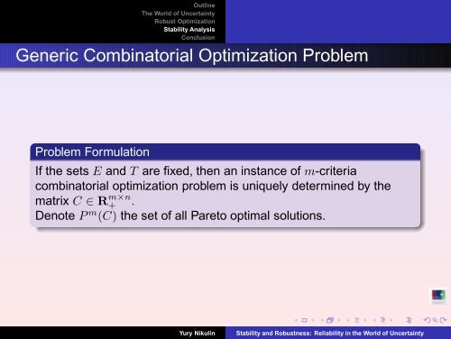 Stability and Robustness: Reliability in the World of Uncertainty