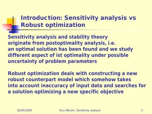 Stability and Robustness: Reliability in the World of Uncertainty