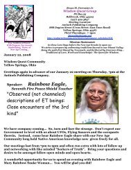 Download the January 22, 2009 Wisdom Quest Meeting Flyer