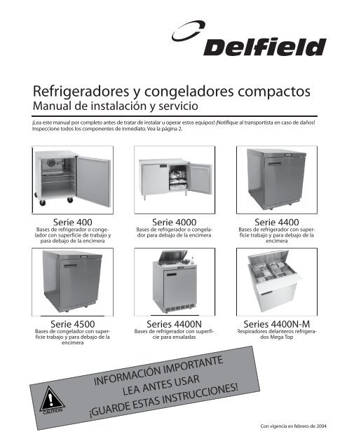 Refrigeradores y congeladores compactos