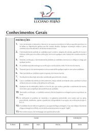 Conhecimentos Gerais