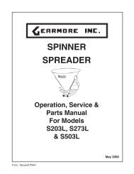 SPINNER SPREADER - Gearmore, Inc.