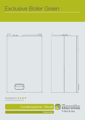 Exclusive Boiler Green - Certificazione energetica edifici